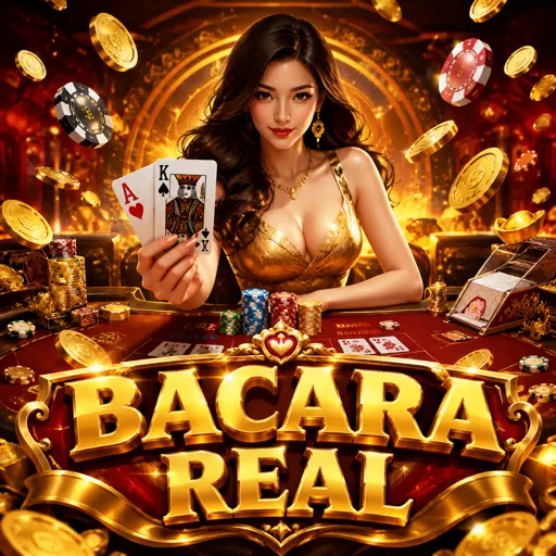 Mesa de bacará ao vivo com dealer virando cartas para o lado do jogador